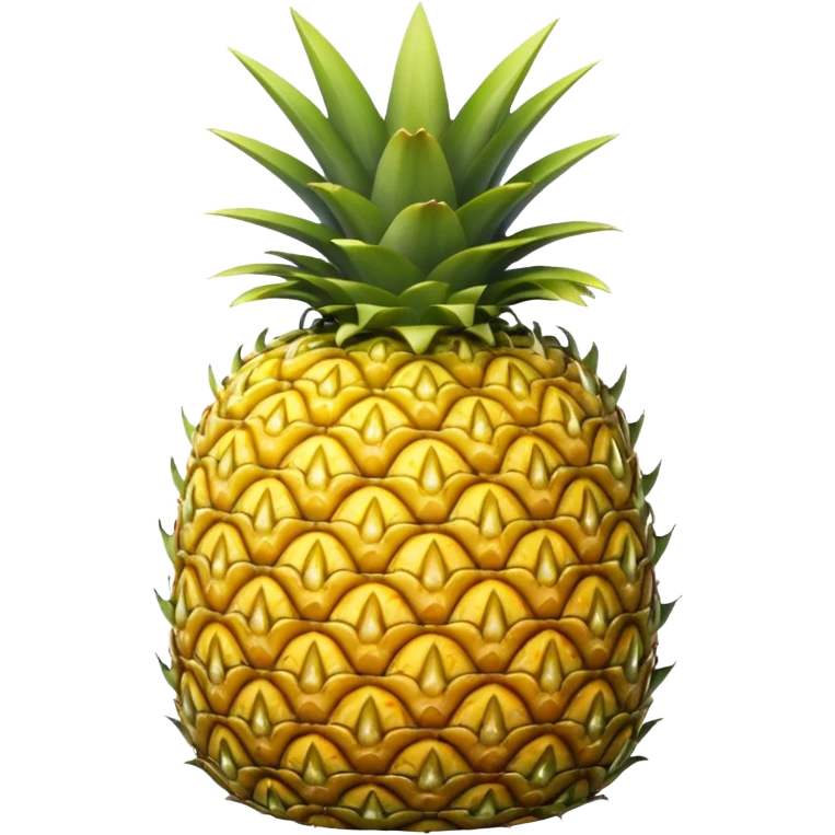 pineapple with the crown down emoji