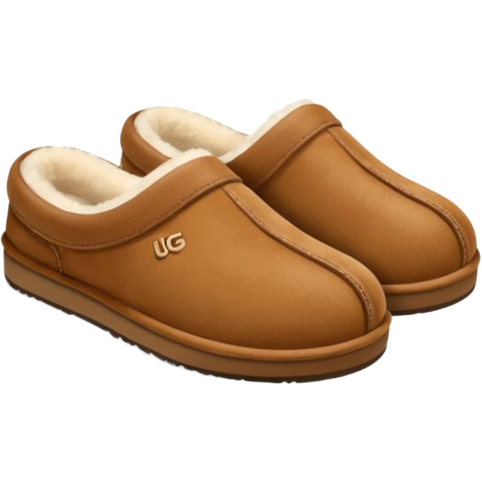 cozy autumn ugg slippers emoji