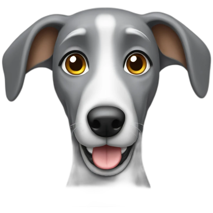 Cute Grayhound emoji
