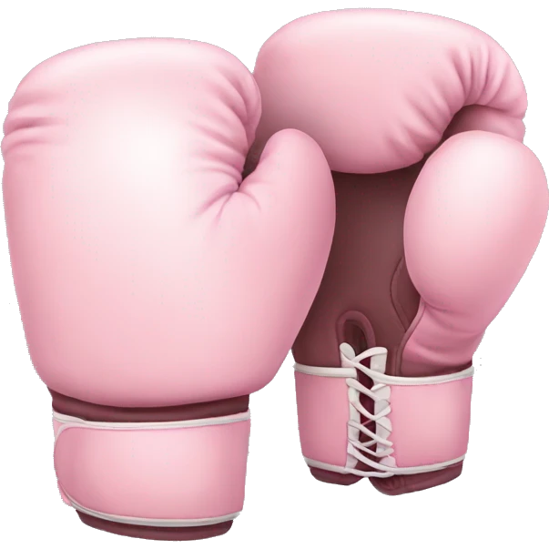 light pink boxing gloves emoji
