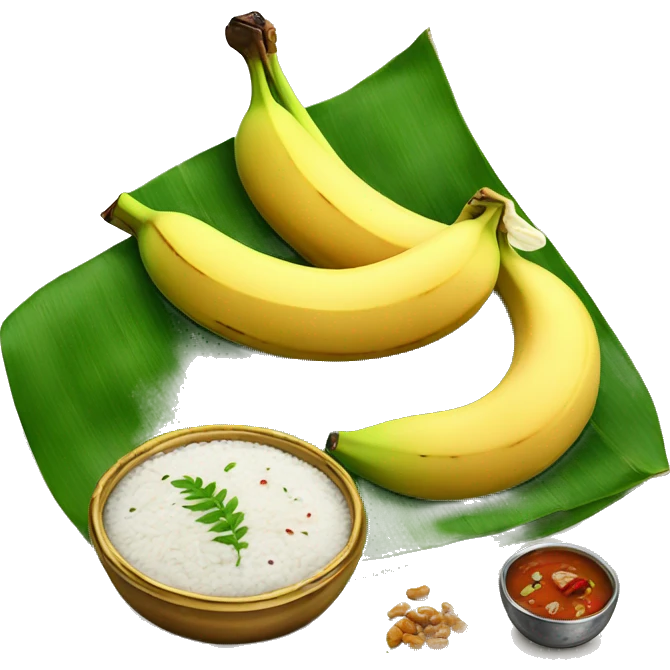 indian thali ona banana lea emoji