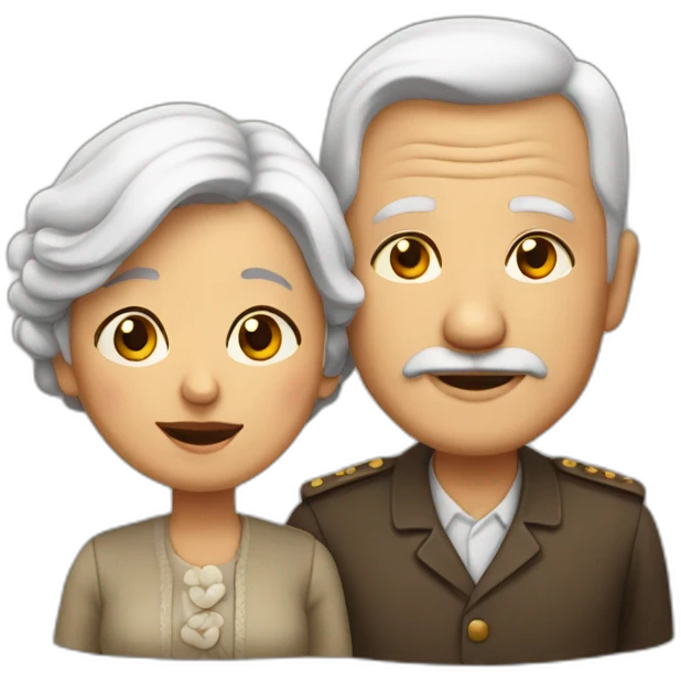 pareja de ancianos emoji