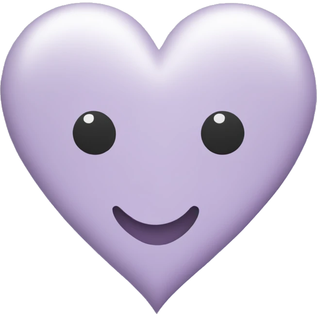 Lavender purple heart emoji