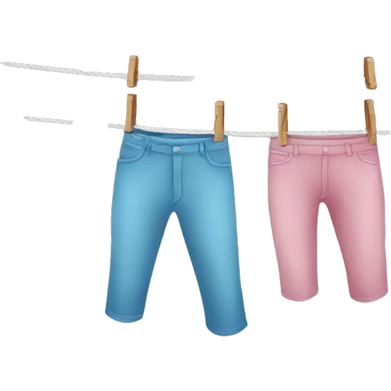 folding clothes line  emoji
