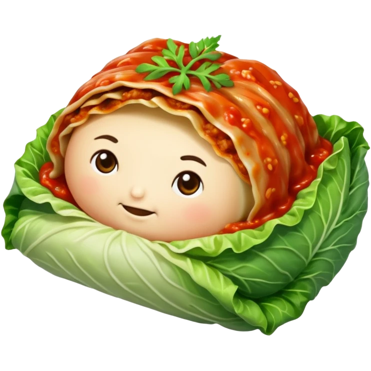 Cabbage roll emoji
