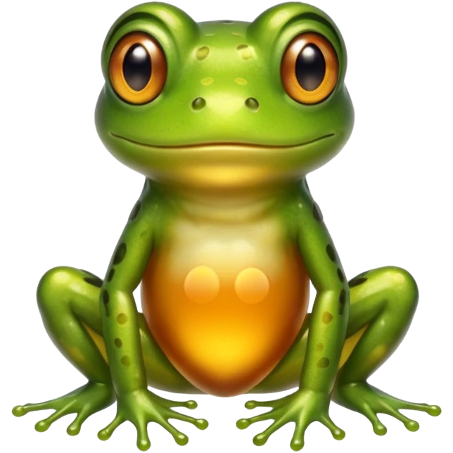 Frog made of honey  emoji