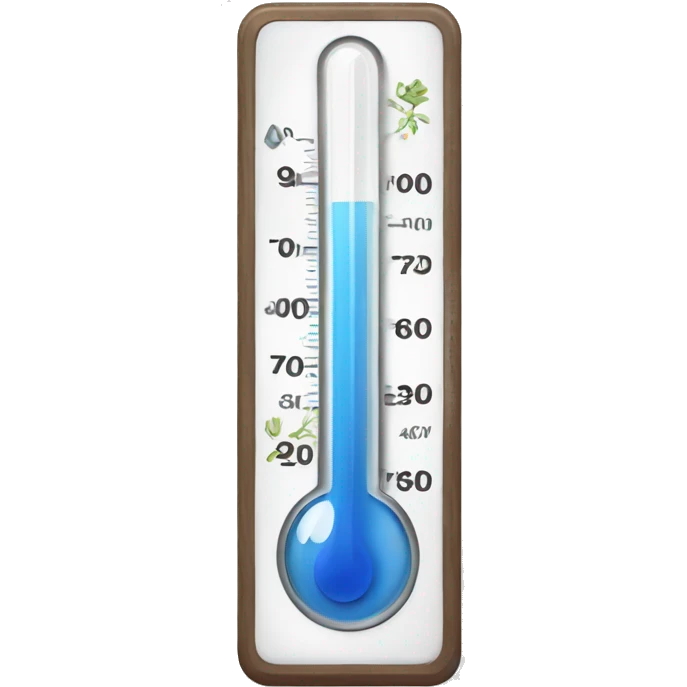 thermometer for living room emoji