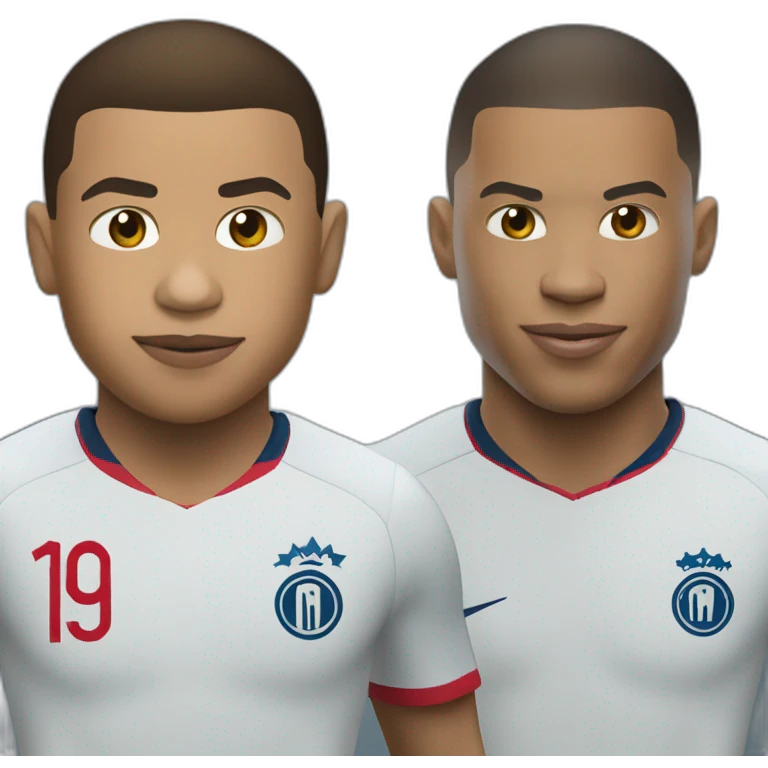 Mbappe en ronaldo emoji