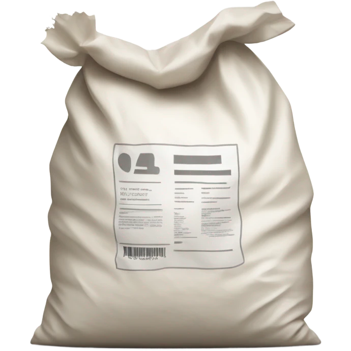 Bag of flour emoji