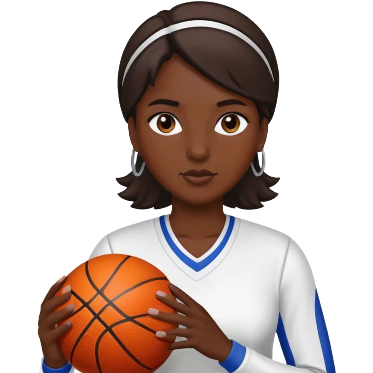 woman basketball oach emoji