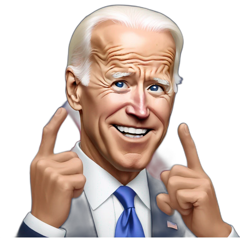 Joe biden snaps Fingers emoji