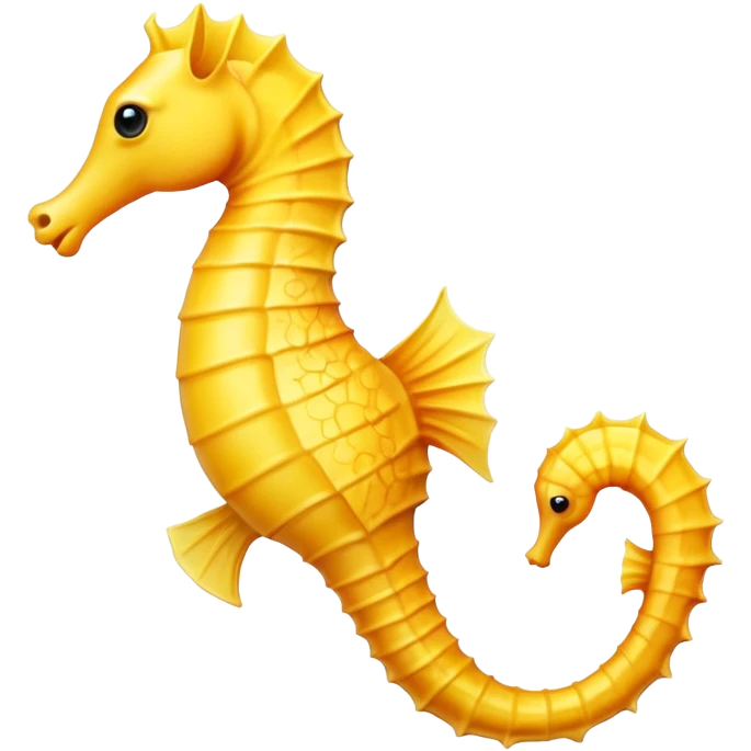 Yellow Seahorse  emoji