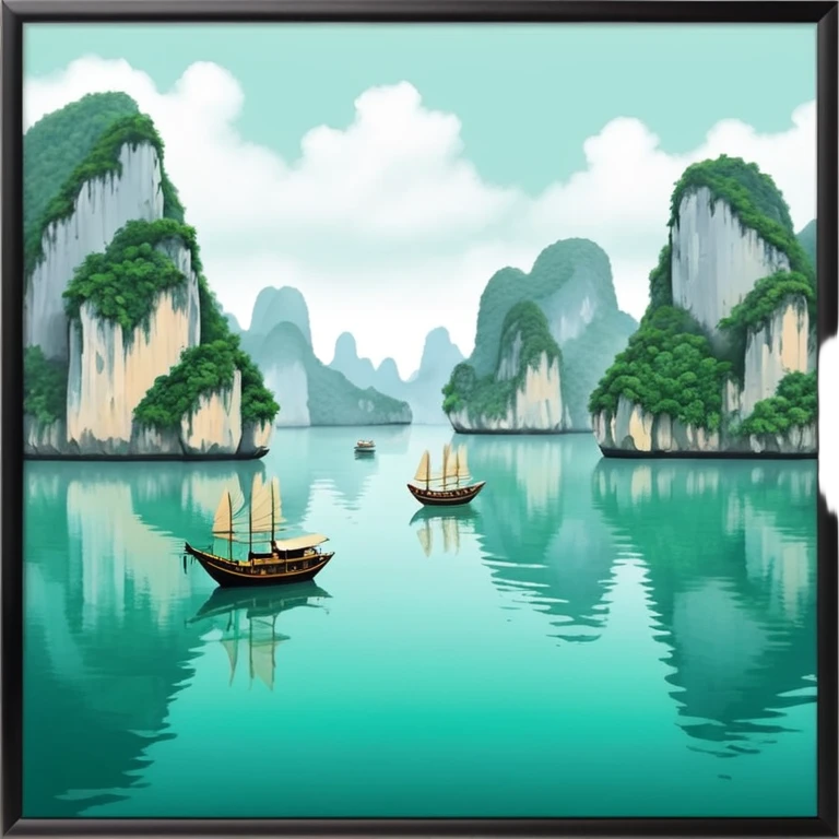 ha long  bay emoji