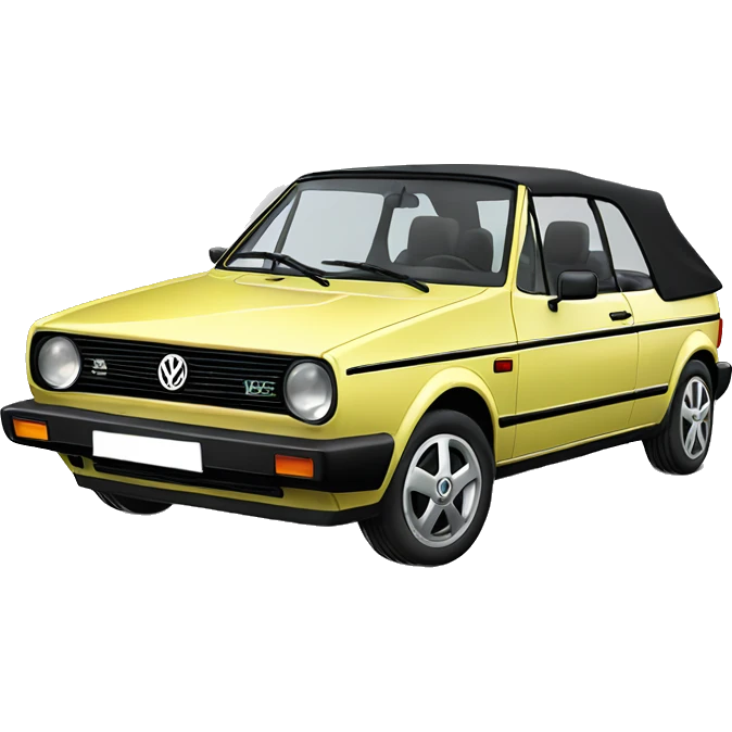 Vw golf 1 cabrio emoji