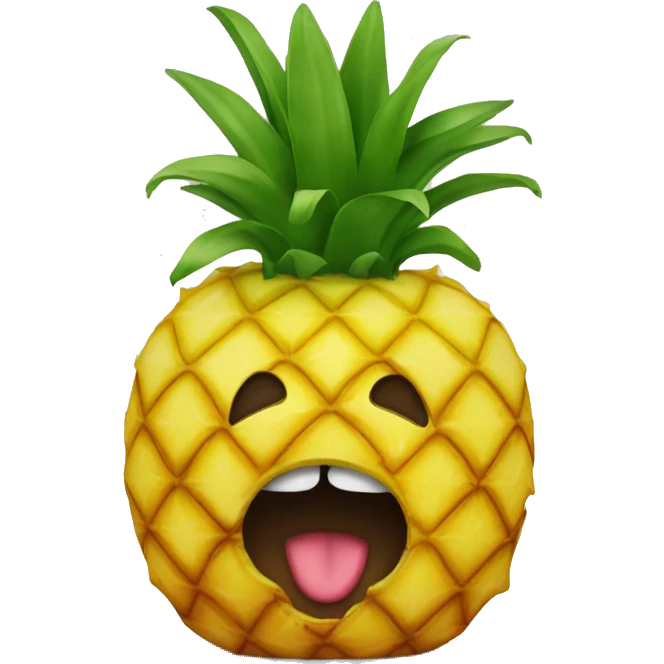 pineapple upside down emoji