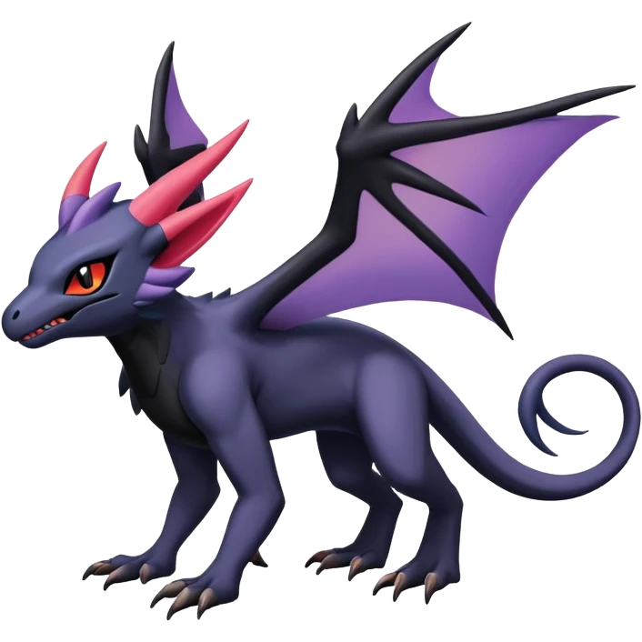 Salandit-Absol-Noibat-Noivern-Hybrid (Full body) emoji