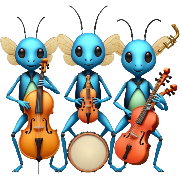 Musician Insects emoji