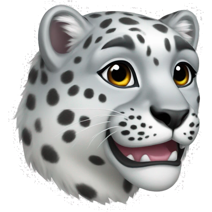 Snow leopard emoji