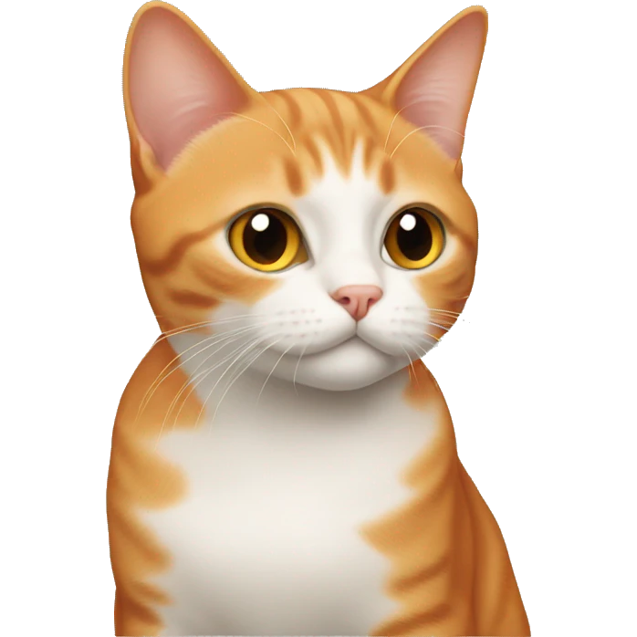 Orange British Short Hair Cat emoji