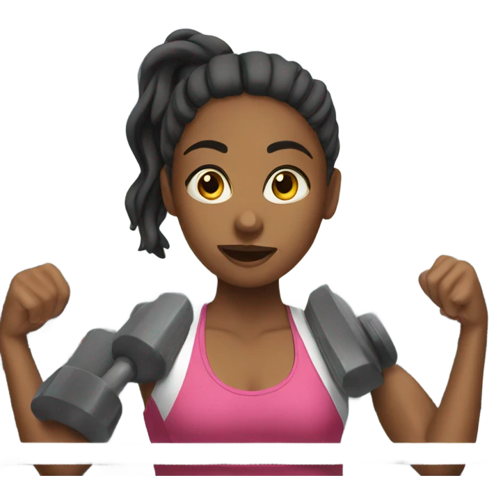 girl in gym emoji