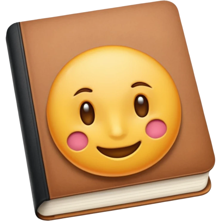 Розовый блокнот открытый  emoji