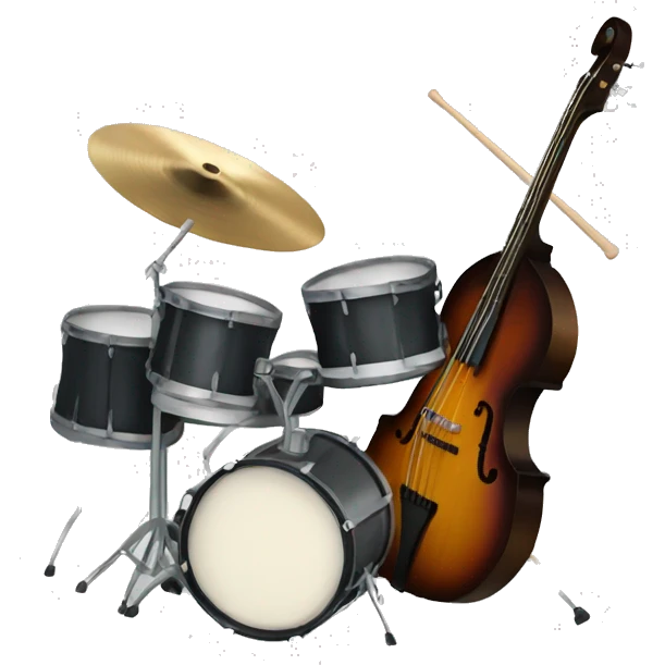 Drums and bass  emoji