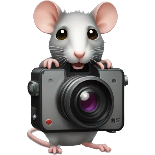 Rat camera prohibitted emoji