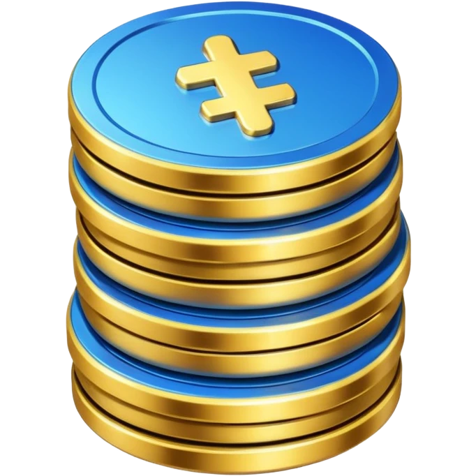 blue coins credit package emoji