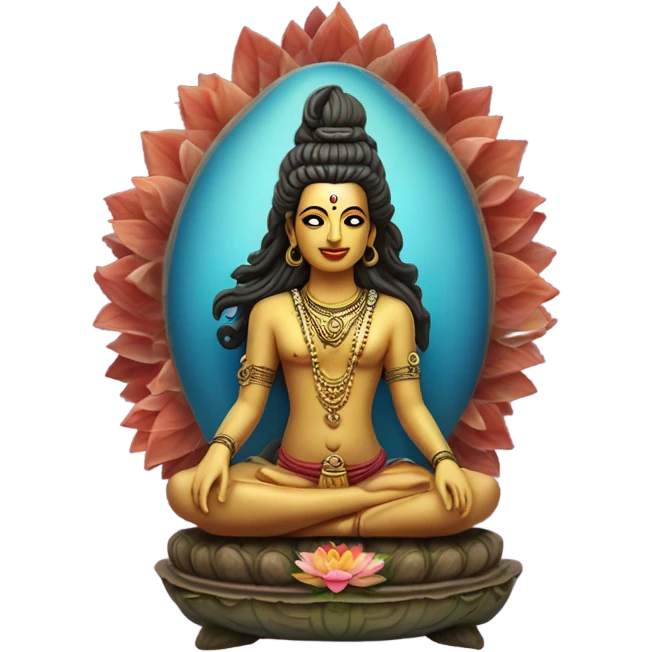 create hindu god mahadev shivlig  emoji