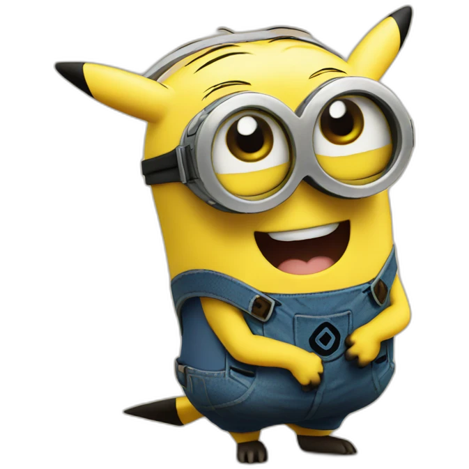 Minion pikachu emoji
