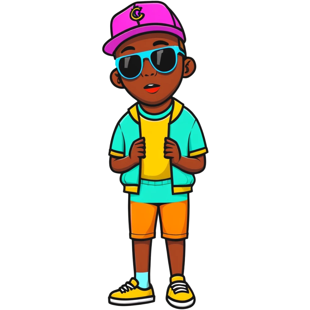 Tyler the Creator rapper with his iconic style emoji