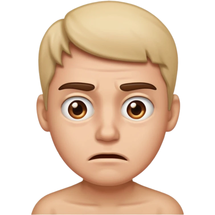 A person looking absolutely disgusted  emoji