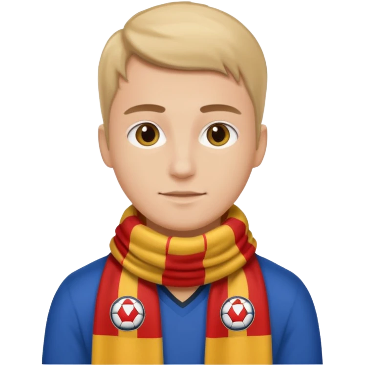 Fan with Team Scarf emoji