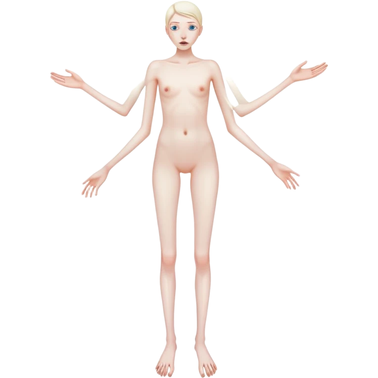 A person strange long themselves  emoji