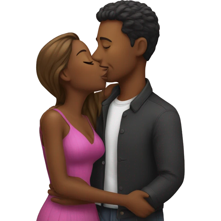 girl kiss her husband  emoji