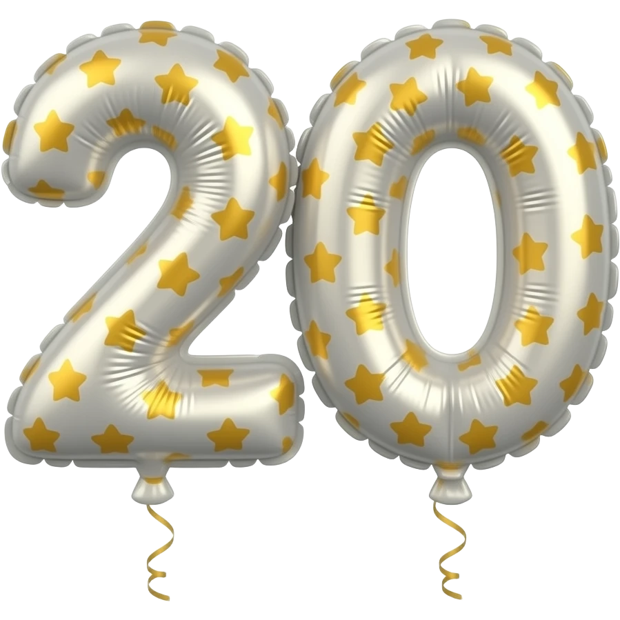 21 st birthday balloon emoji