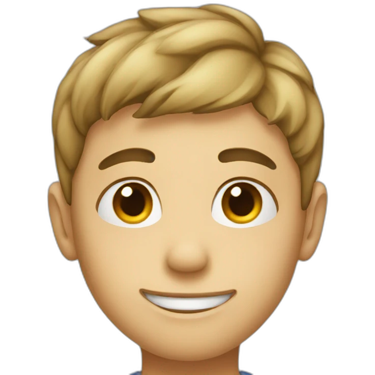 Boy face emoji