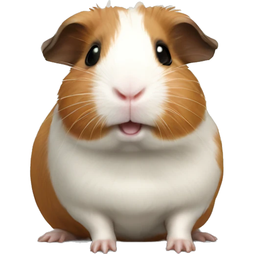 Guineapig very cute but realistic emoji