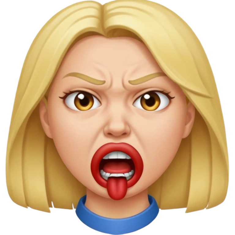 Sexy girl being gagged by man emoji