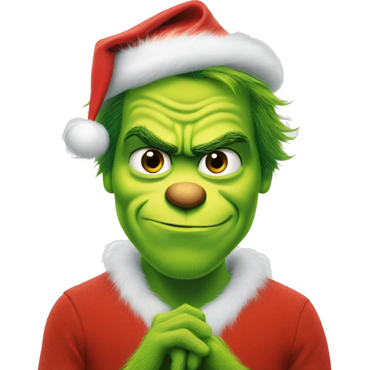 henry cavill as grinch emoji
