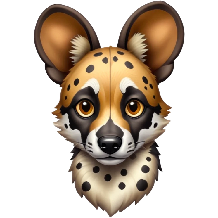 african wild dog emoji