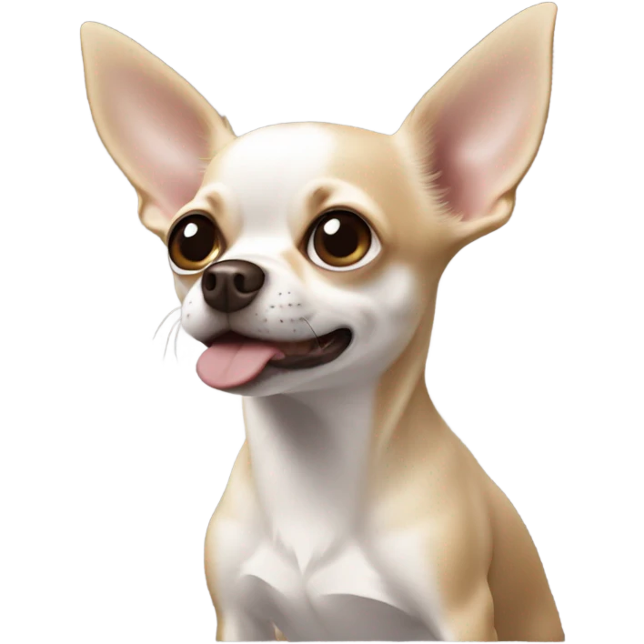 chihuahua doy white  emoji