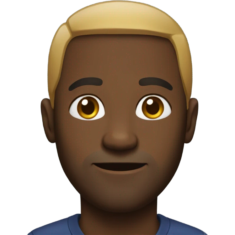 Black man emoji