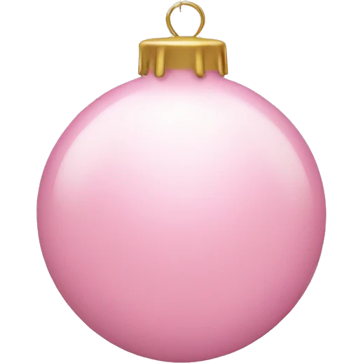 Light pink ornaments  emoji