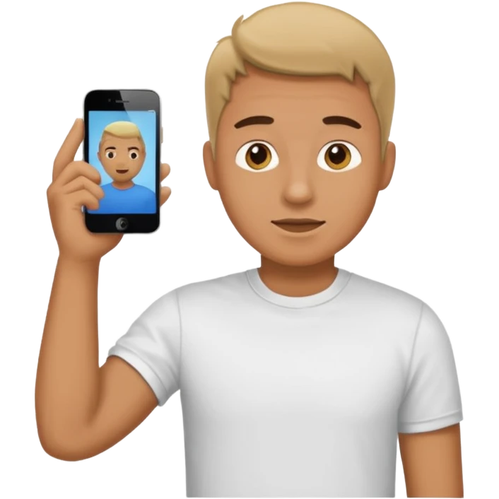 HOMBRE LLAMANDO A SU AMIGO emoji
