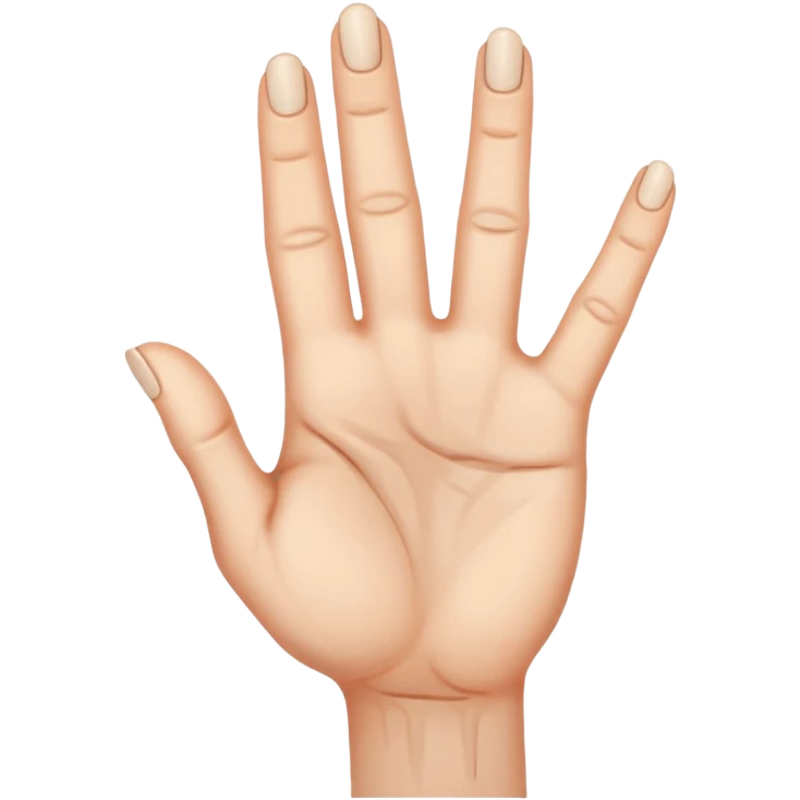 hand with two fingers down  emoji
