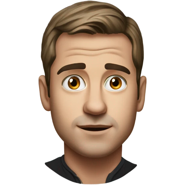 Paul Mescal actor realistic portrait small eyes emoji