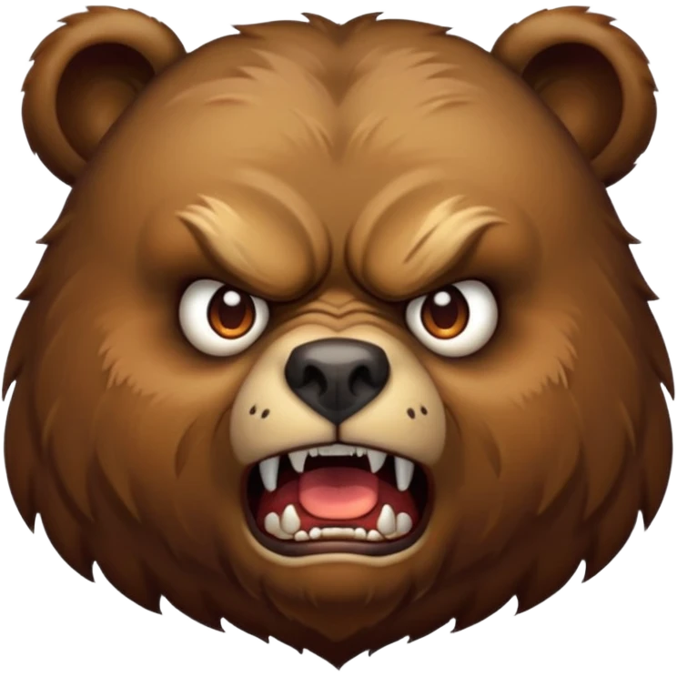 bear animal face emoji