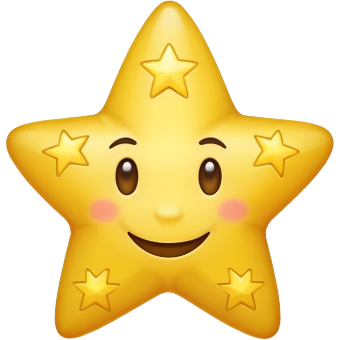 Звезда улыбается emoji