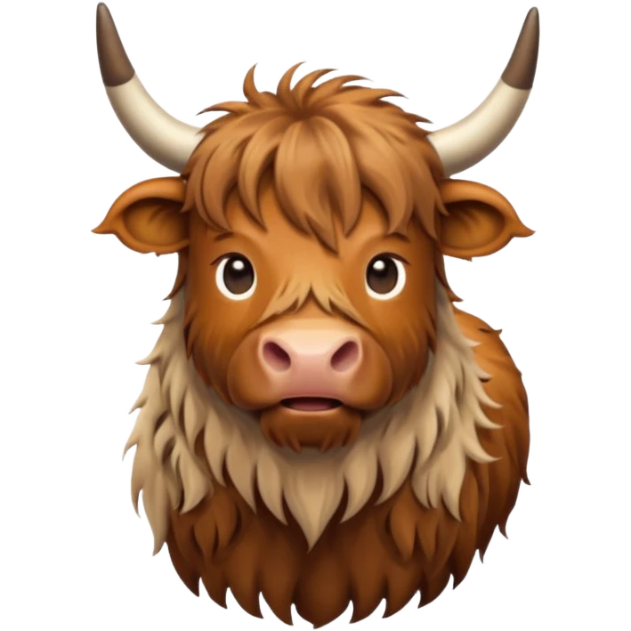 highland cow emoji